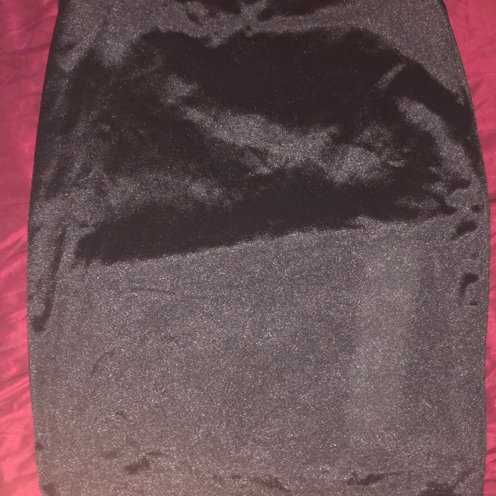 A black skirt